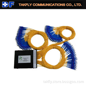 1X2/1X4/1X8/1X16/1X32/1X64/1X128 Fiber Optical PLC Splitter
